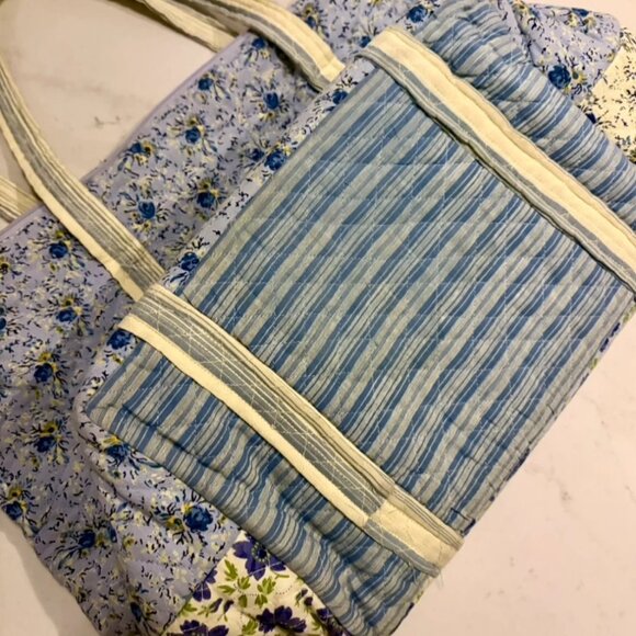 April Cornell Floral Fabric Tote Bag - Picture 3 of 5